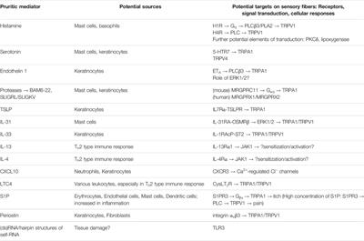 Pruritus: A Sensory Symptom Generated in Cutaneous Immuno-Neuronal Crosstalk